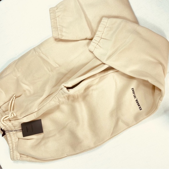 MESHKI sweatpants joggers Charlie unisex COSY JOGGER oatmeal track pants S NEW - Picture 5 of 11